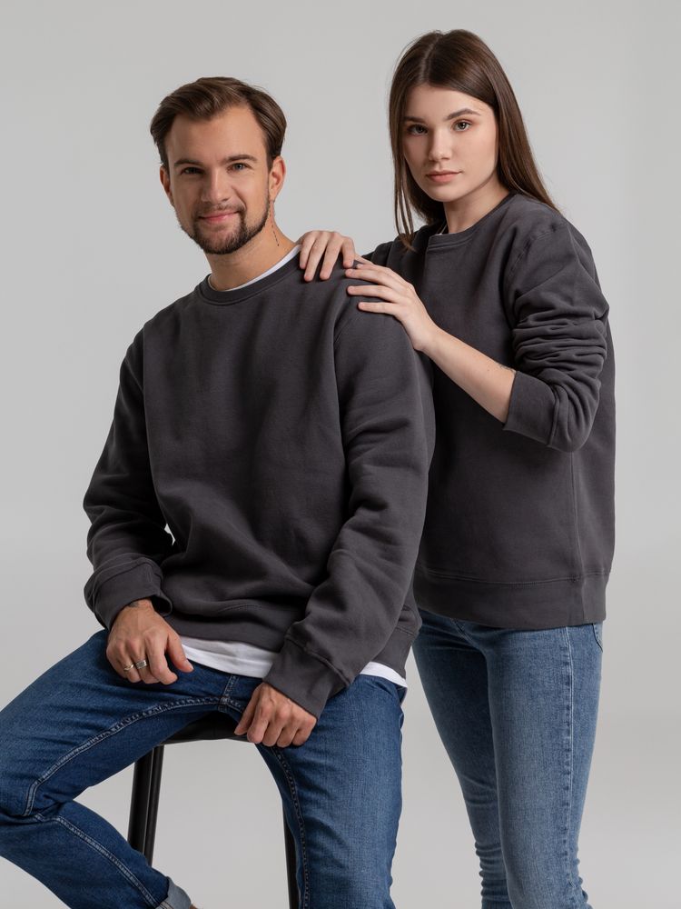 Свитшот унисекс King, темно-серый / Миниатюра WWW (1000)