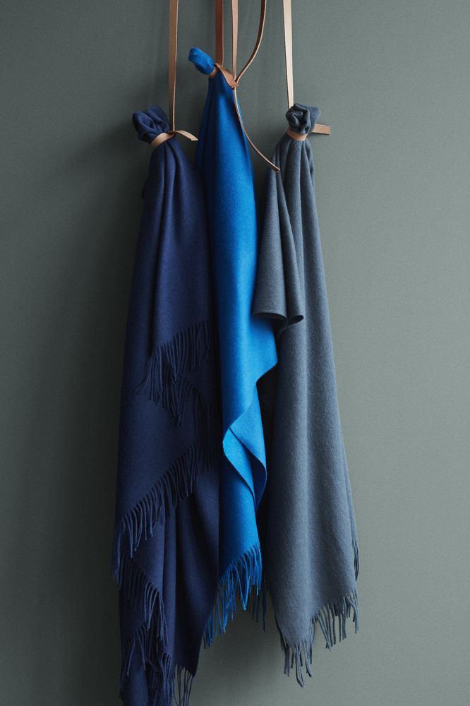 Плед Classic, синий / Миниатюра WWW (1000)