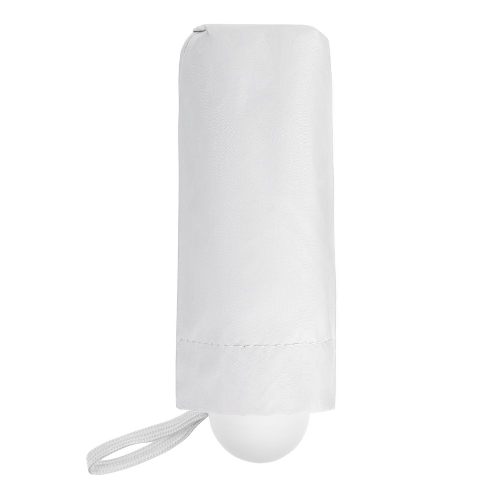 Складной зонт Cameo, механический, белый с белой ручкой / Миниатюра WWW (1000)