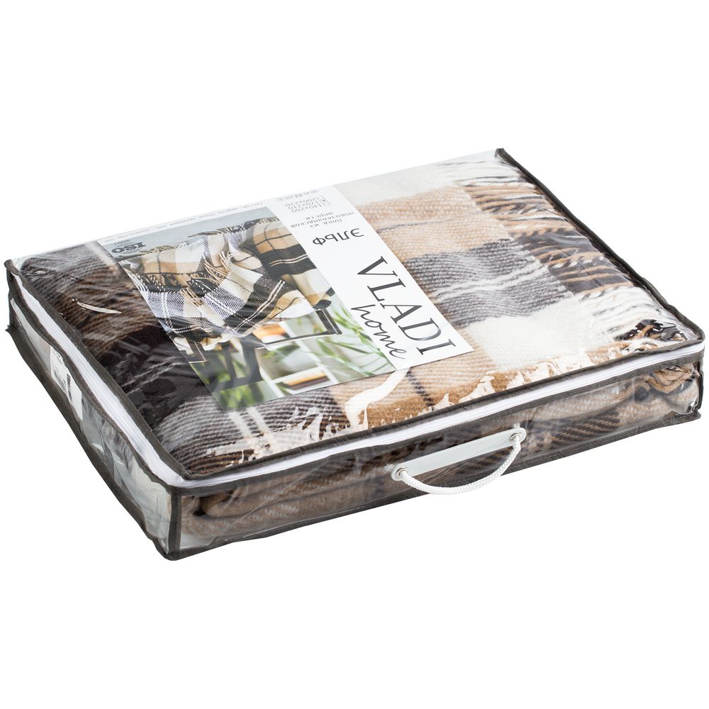 Плед Edinburgh, коричневый / Миниатюра WWW (1000)