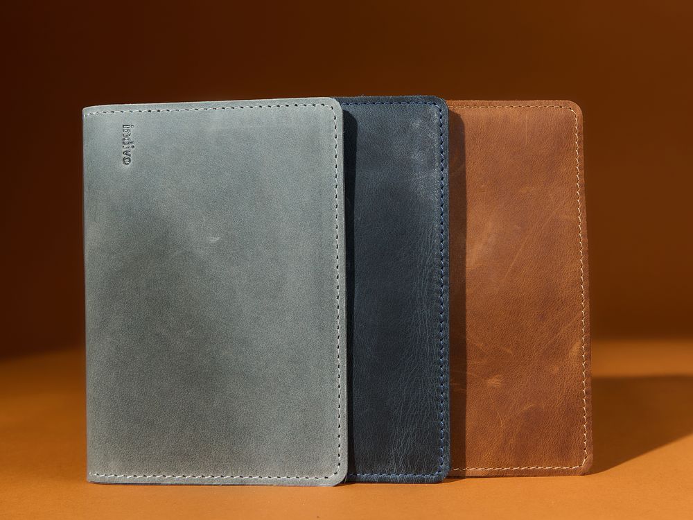 Обложка для паспорта inStream, серая / Миниатюра WWW (1000)