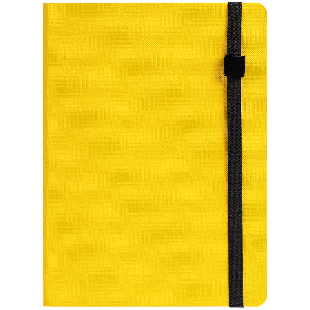 Еженедельник Cheery Black, недатированный, желтый / Миниатюра WWW (1000)