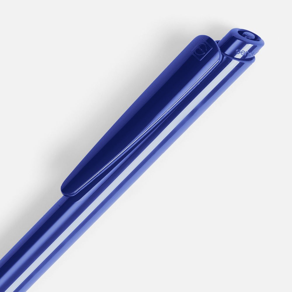 Ручка шариковая Senator Dart Polished, синяя / Миниатюра WWW (1000)