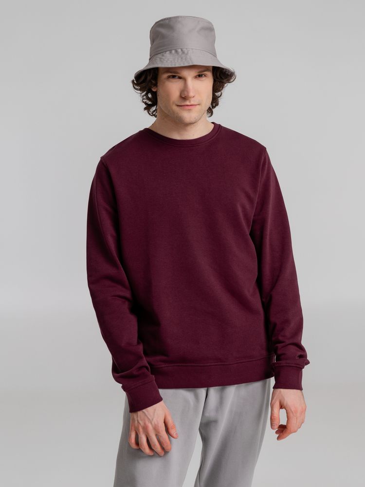 Свитшот унисекс BNC Organic, бордовый / Миниатюра WWW (1000)