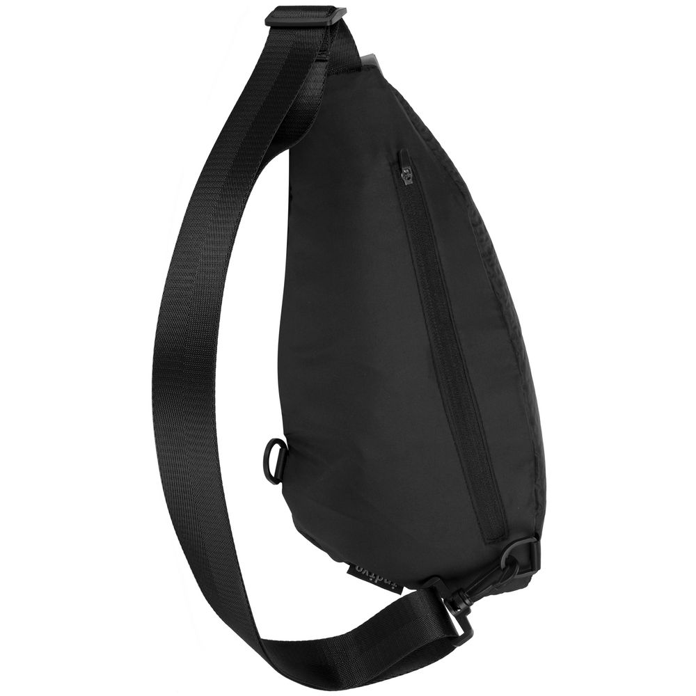 Сумка кросс-боди tagBag со светоотражающим элементом, черная / Миниатюра WWW (1000)