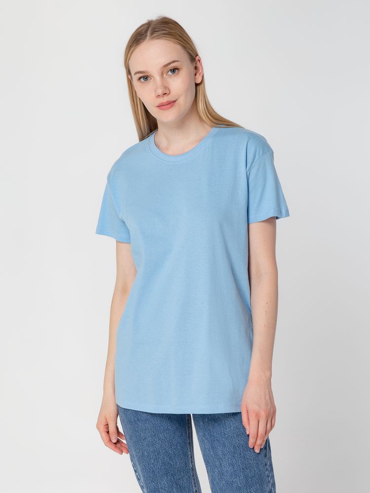 Футболка унисекс Regent 150, голубая / Миниатюра WWW (1000)