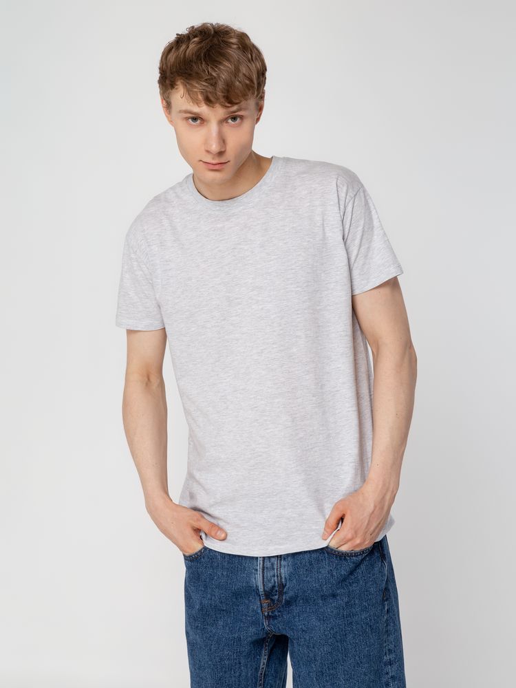 Футболка унисекс Regent 150, светло-серый меланж / Миниатюра WWW (1000)