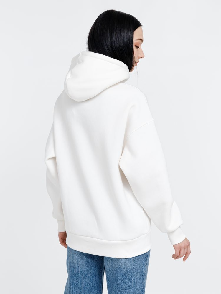 Худи оверсайз унисекс Go Easy, молочно-белое / Миниатюра WWW (1000)