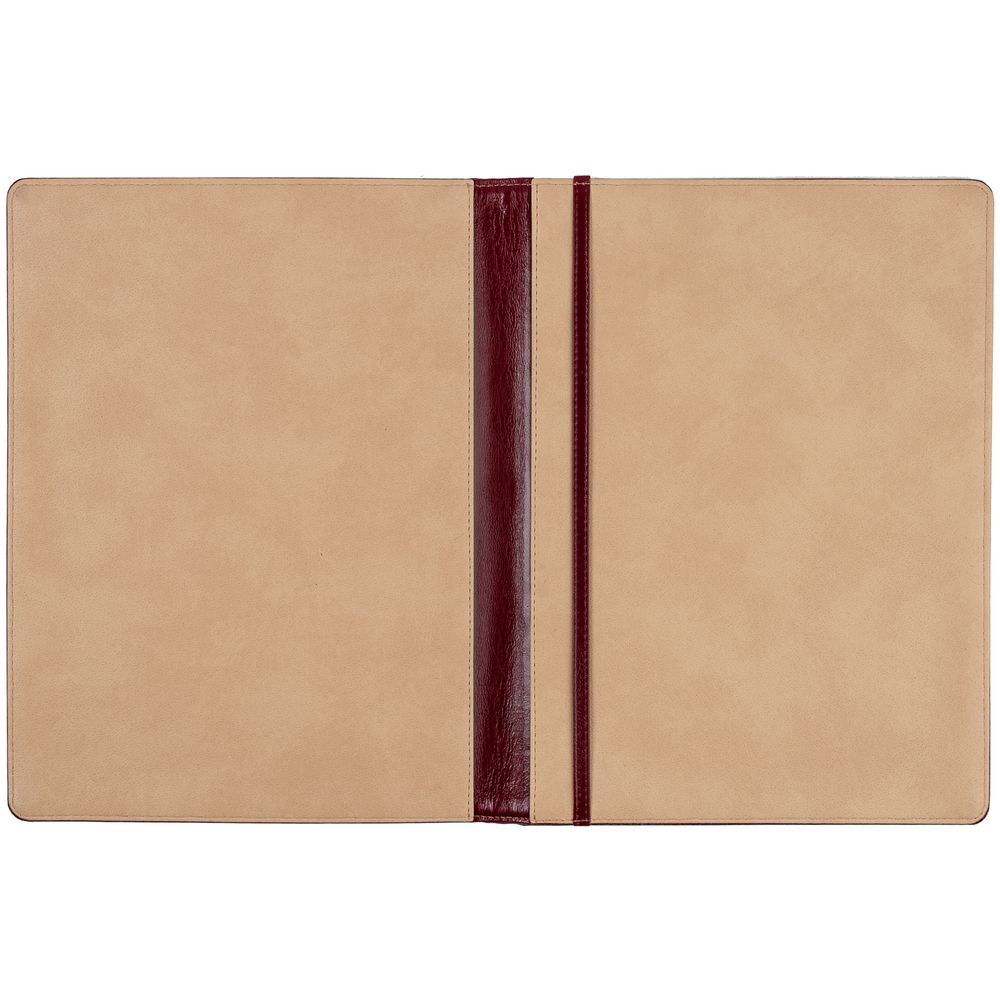 Папка адресная Signature, бордовая с бежевым / Миниатюра WWW (1000)