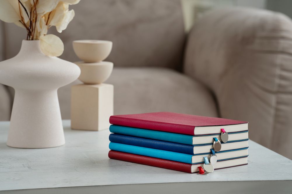 Ежедневник Lafite, недатированный, голубой / Миниатюра WWW (1000)