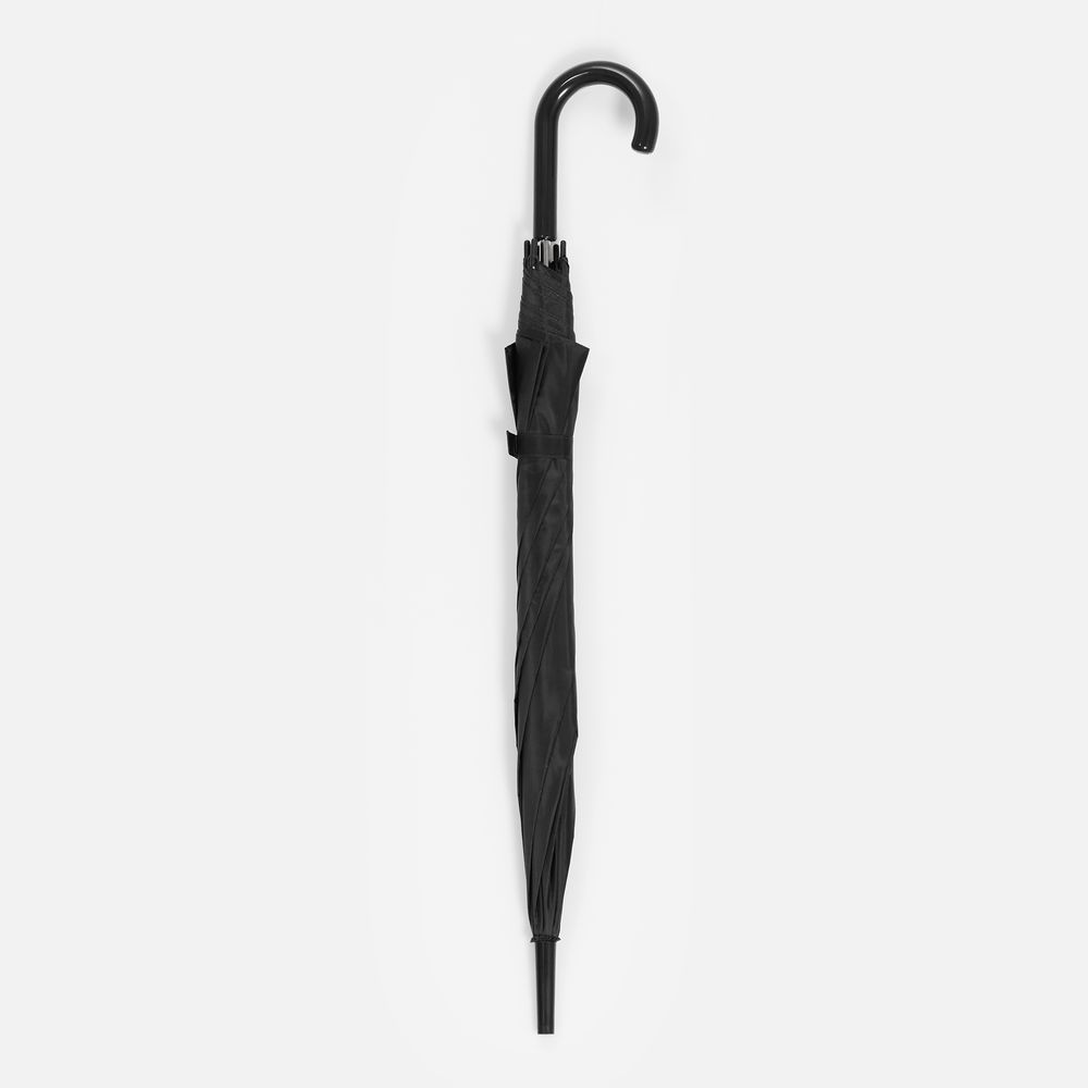 Зонт-трость Promo, черный / Миниатюра WWW (1000)