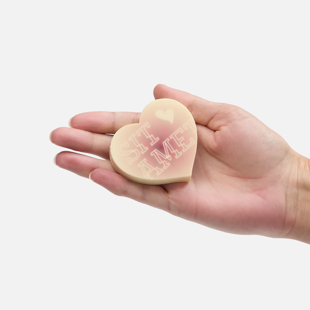 Печенье Dream White в белом шоколаде, сердце / Миниатюра WWW (1000)