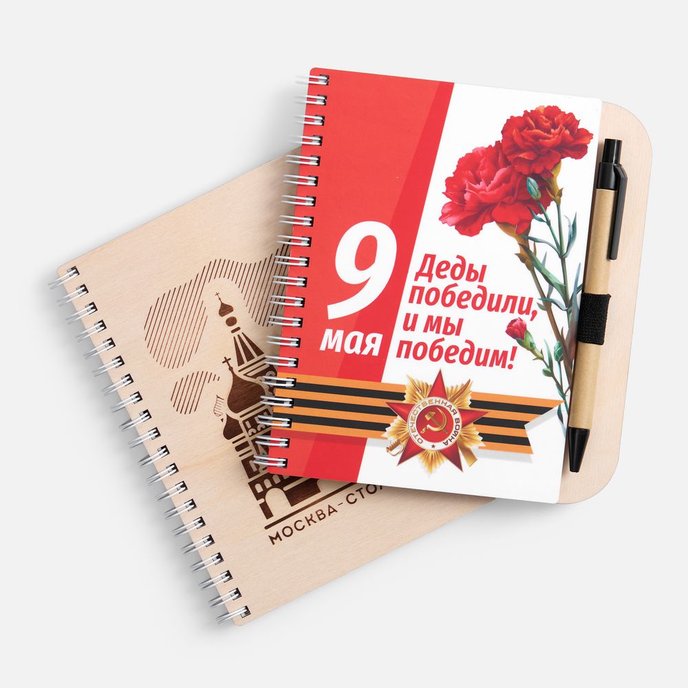 Блокнот на пружине Woodpad на заказ / Миниатюра WWW (1000)