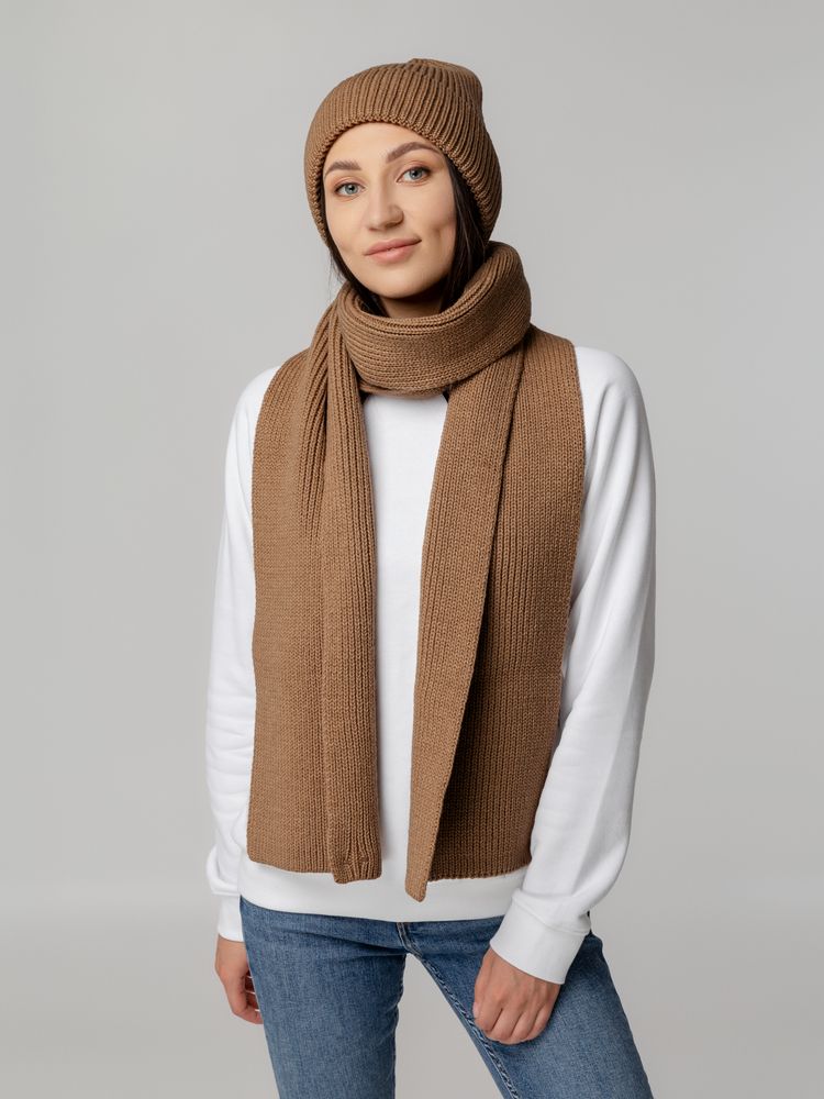 Шарф Tommi, бежевый меланж / Миниатюра WWW (1000)