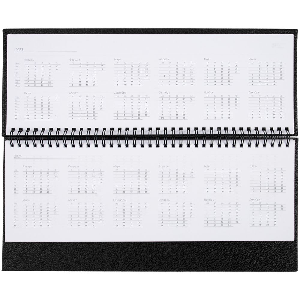 Планинг Sagrin, недатированный, черный / Миниатюра WWW (1000)