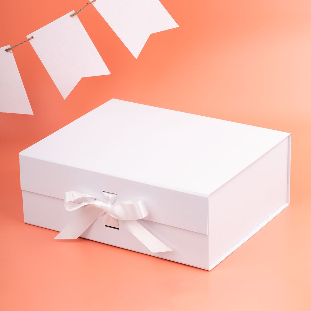 Коробка Rusetti, L, белая / Миниатюра WWW (1000)