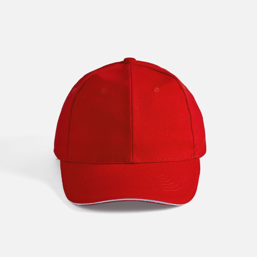 Бейсболка Buffalo, красная с белым / Миниатюра WWW (1000)