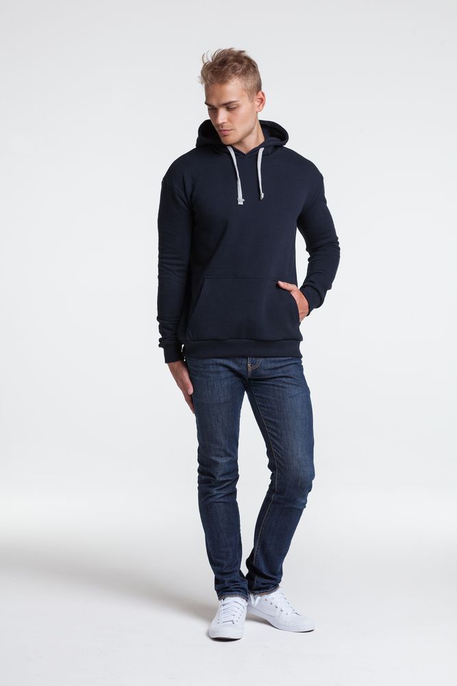 Толстовка с капюшоном Unit Kirenga Heavy, серый меланж / Миниатюра WWW (1000)