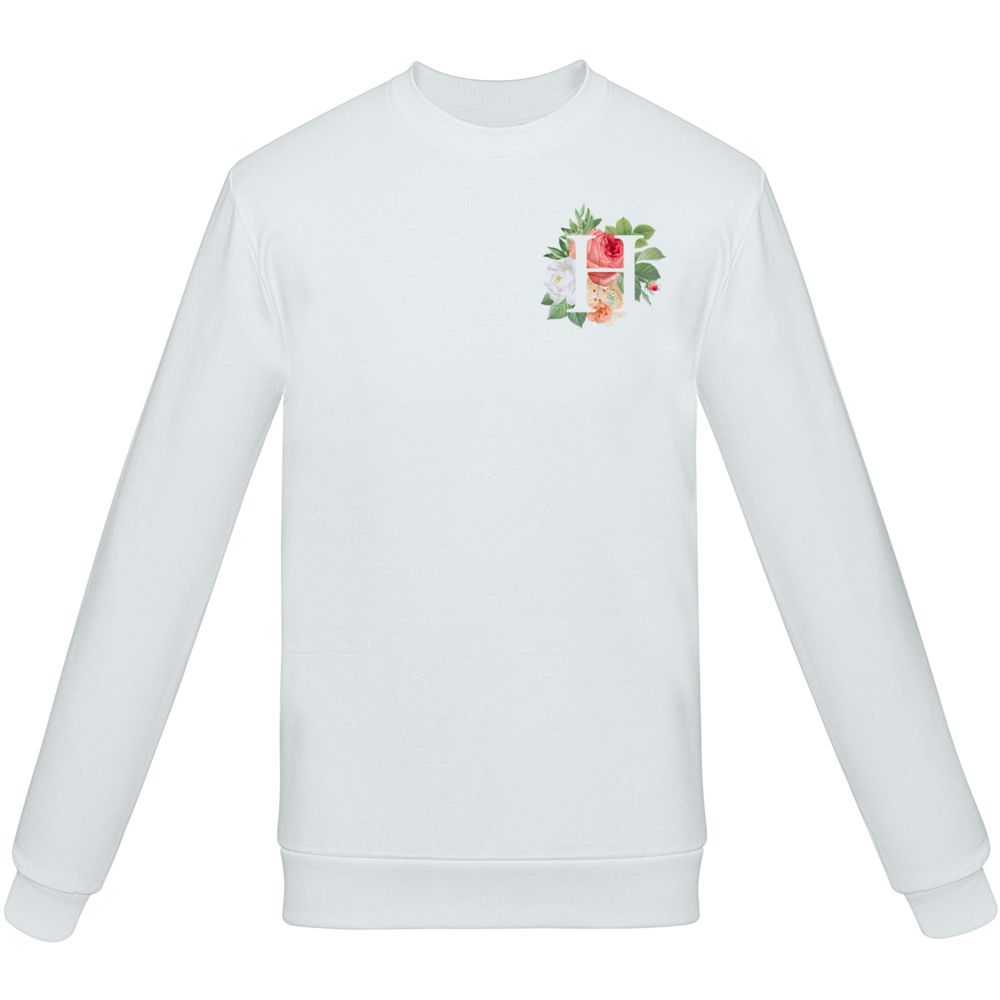 Толстовка «Цветочная азбука: Н», белая / Миниатюра WWW (1000)