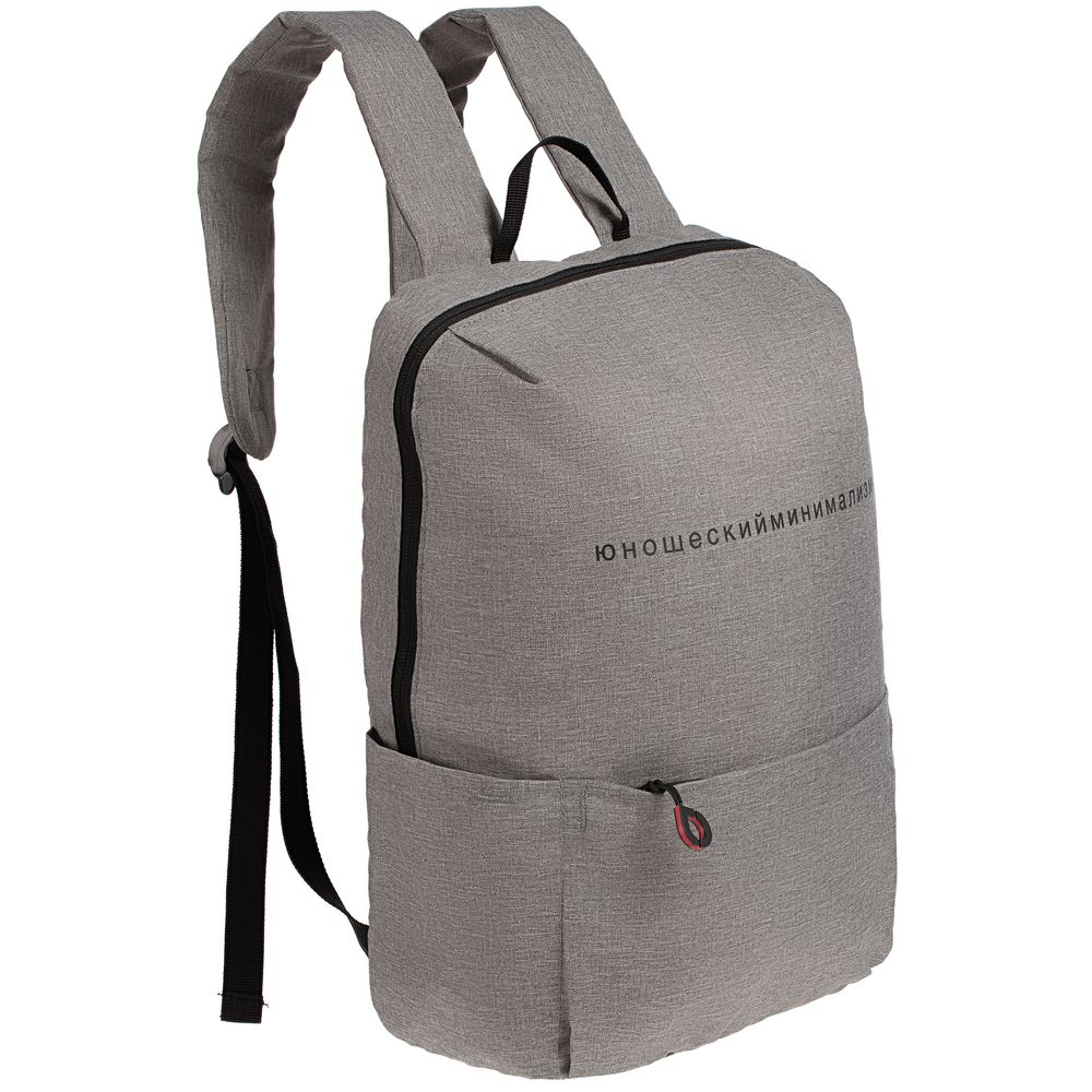 Рюкзак «Юношеский минимализм», серый / Миниатюра WWW (1000)