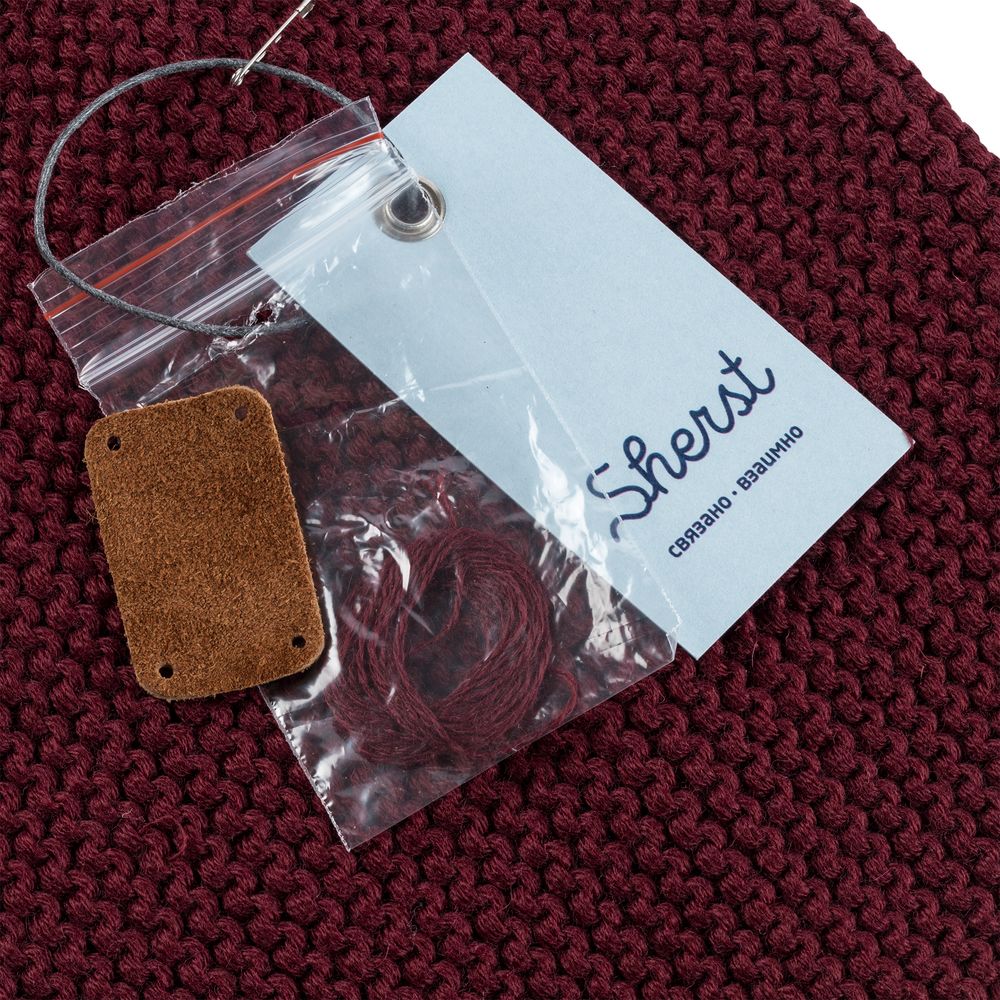 Шапка Brugge Even, бордовая / Миниатюра WWW (1000)