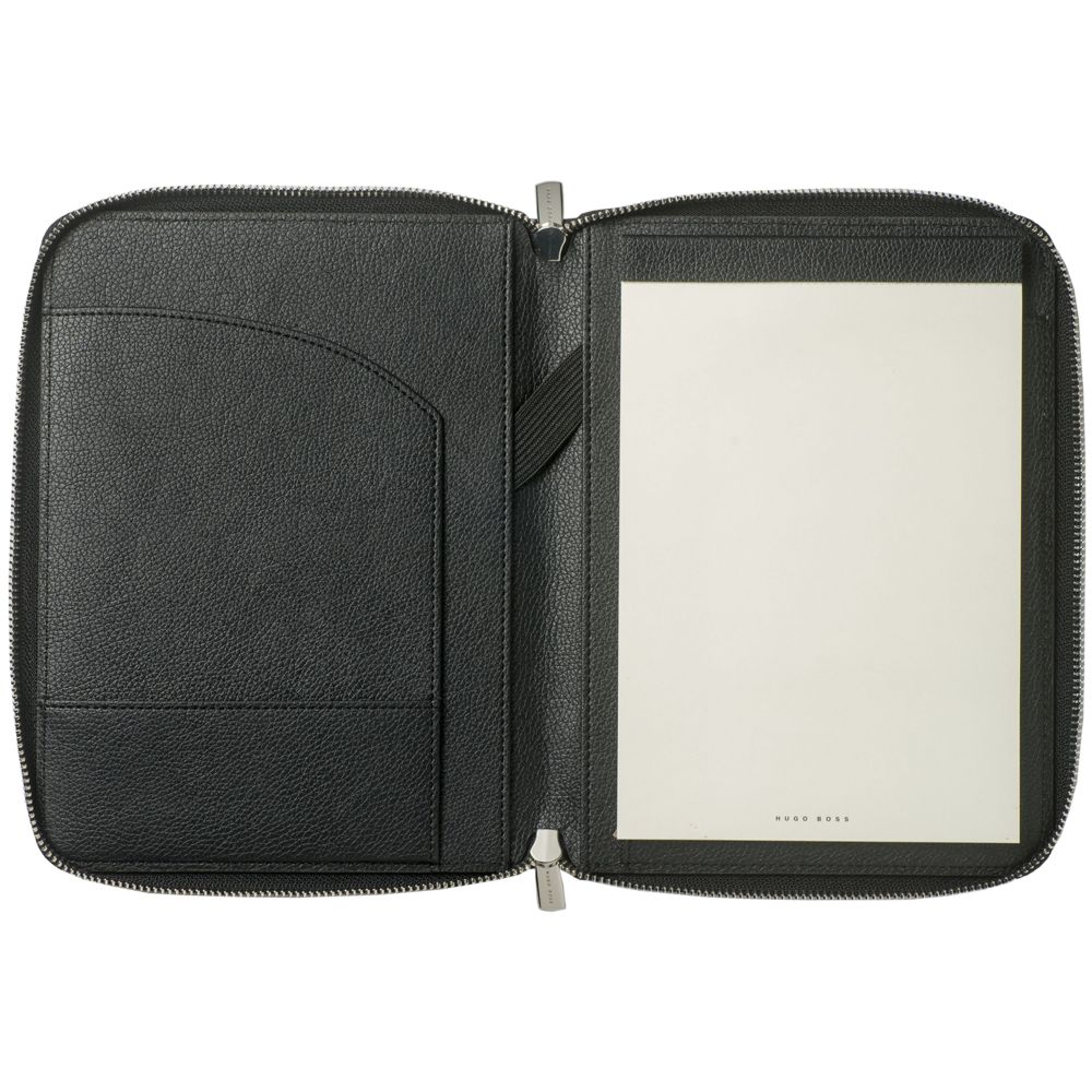 Набор Gear: папка с блокнотом и ручка, черный / Миниатюра WWW (1000)