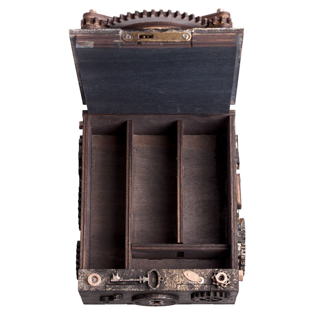 Шкатулка с секретом Gearbox, большая / Миниатюра WWW (1000)