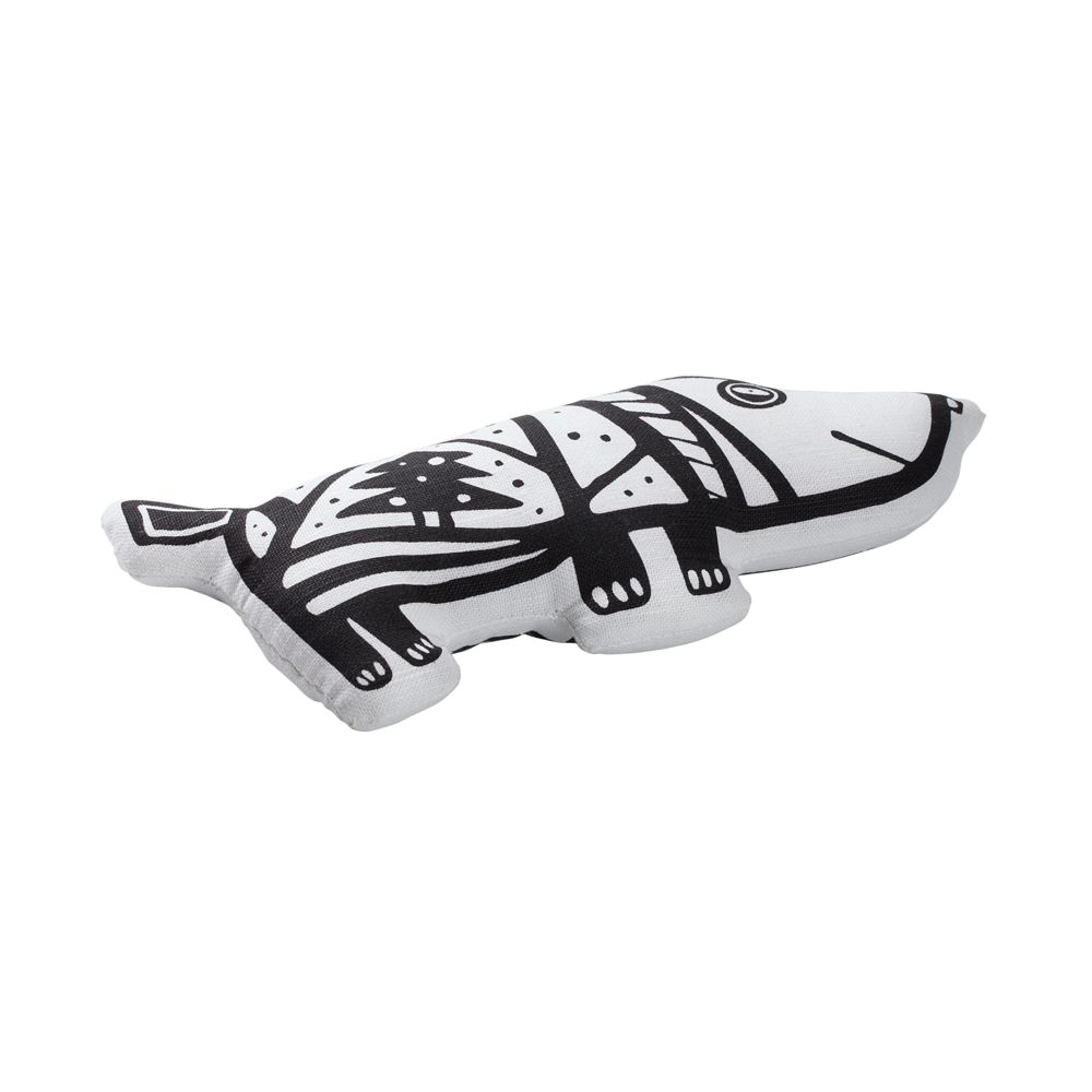 Игрушка «Собака в шарфе», малая, белая с синим / Миниатюра WWW (1000)