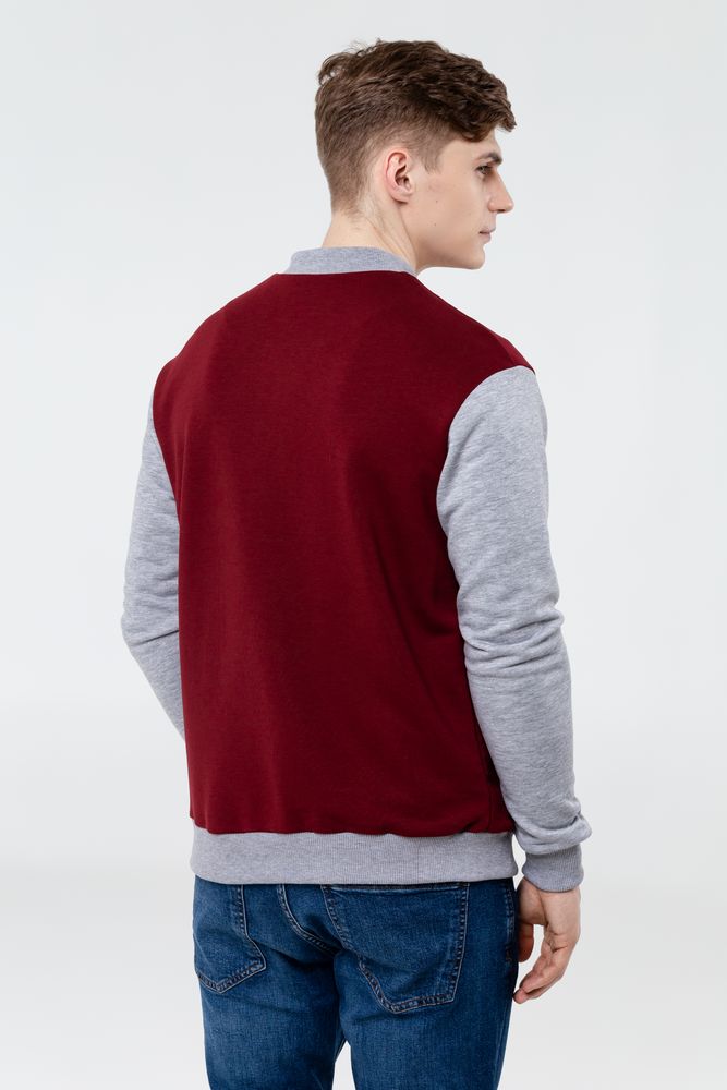 Бомбер College, бордовый / Миниатюра WWW (1000)