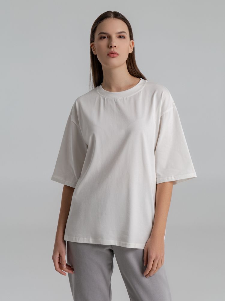 Футболка оверсайз Slope, молочно-белая / Миниатюра WWW (1000)