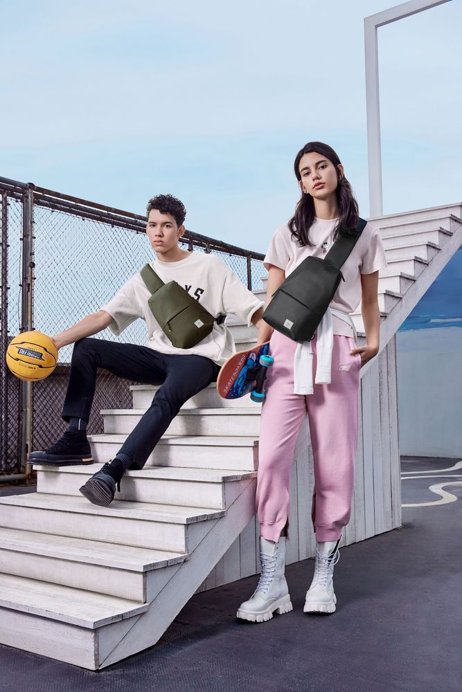 Рюкзак на одно плечо City Sling Bag, зеленый / Миниатюра WWW (1000)