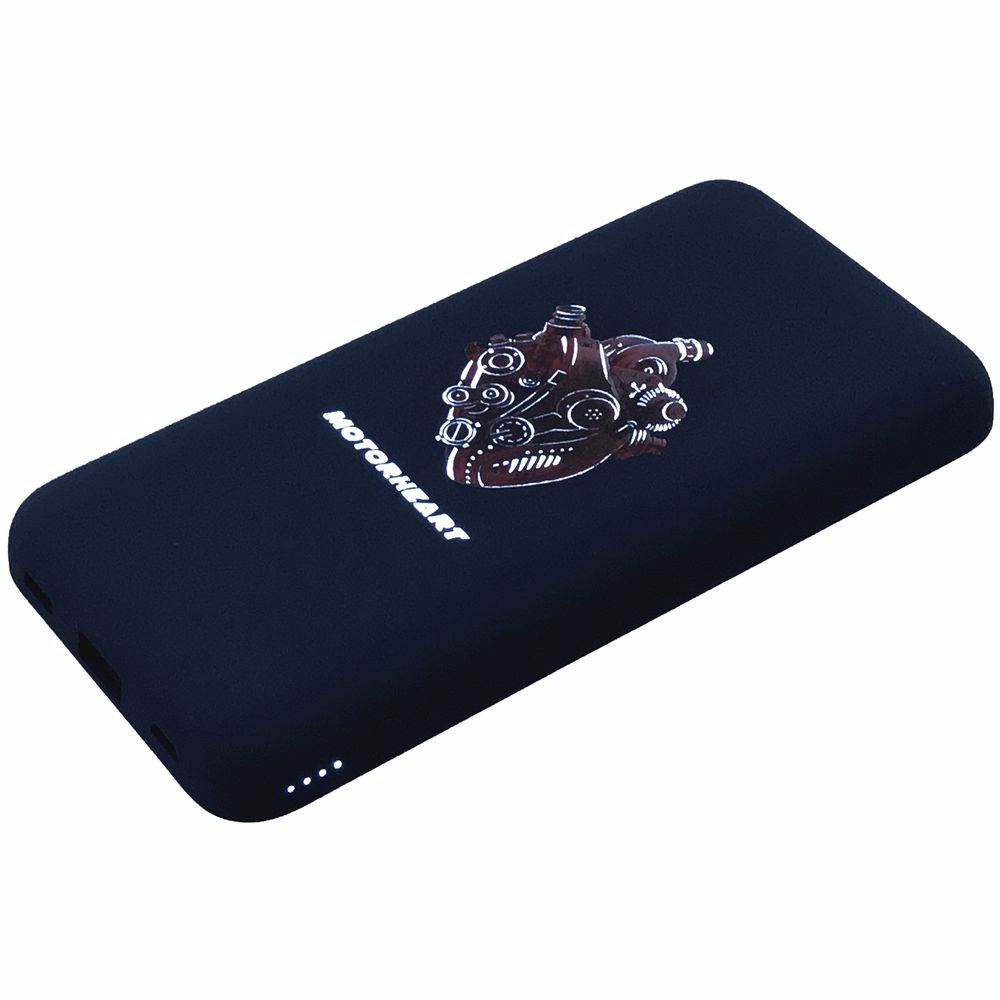 Аккумулятор с беспроводной зарядкой markBright Megapolis, 8000 мАч, черный / Миниатюра WWW (1000)