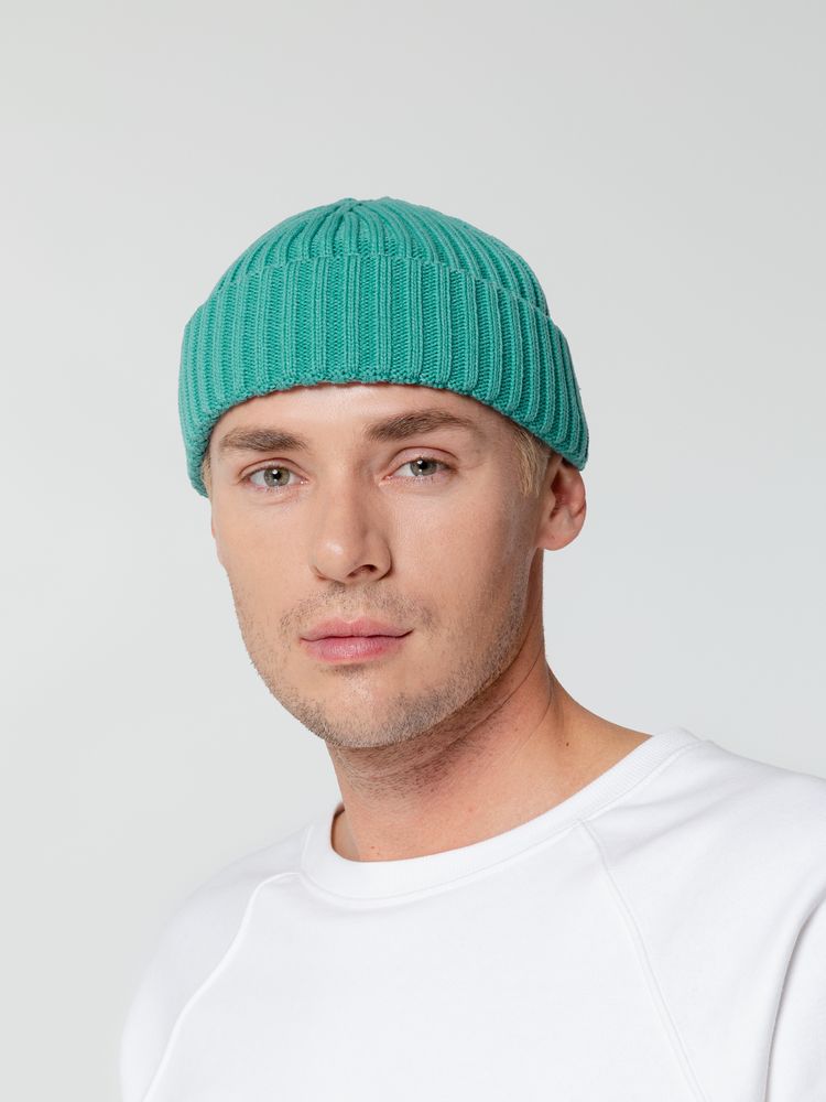 Шапка Hipsta, бирюзовая (тиффани) / Миниатюра WWW (1000)