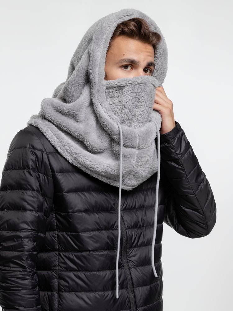 Балаклава-капюшон Flocky, серая / Миниатюра WWW (1000)