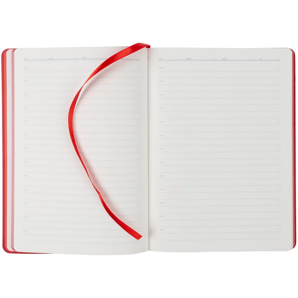 Ежедневник Slip, недатированный, красный / Миниатюра WWW (1000)