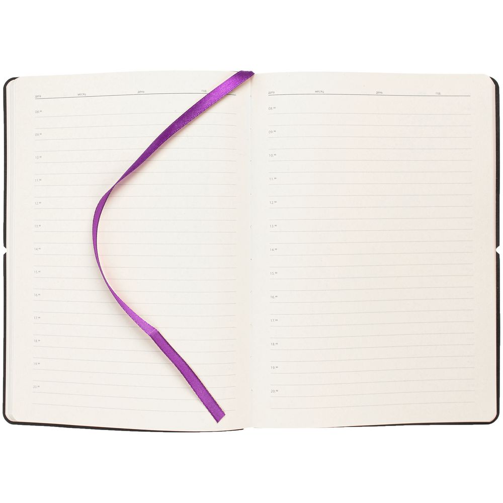 Ежедневник Folks, недатированный, фиолетовый / Миниатюра WWW (1000)