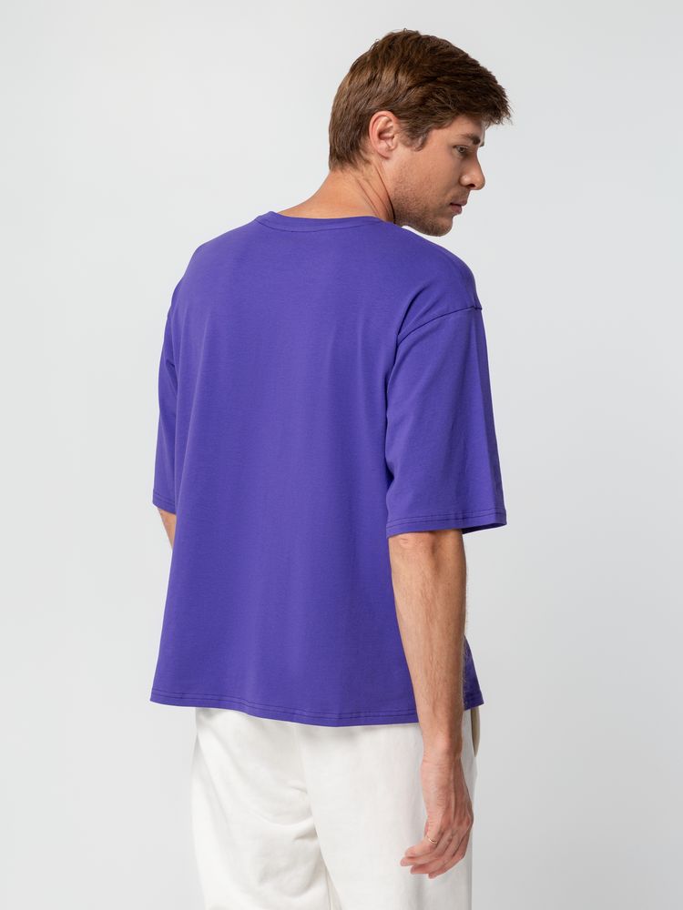 Футболка унисекс оверсайз Street Vibes, фиолетовая / Миниатюра WWW (1000)