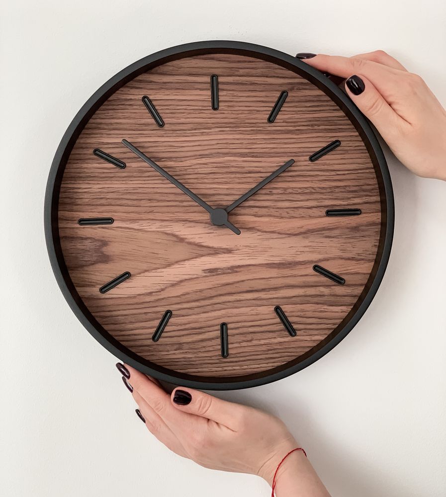 Часы настенные Tiger, палисандр / Миниатюра WWW (1000)