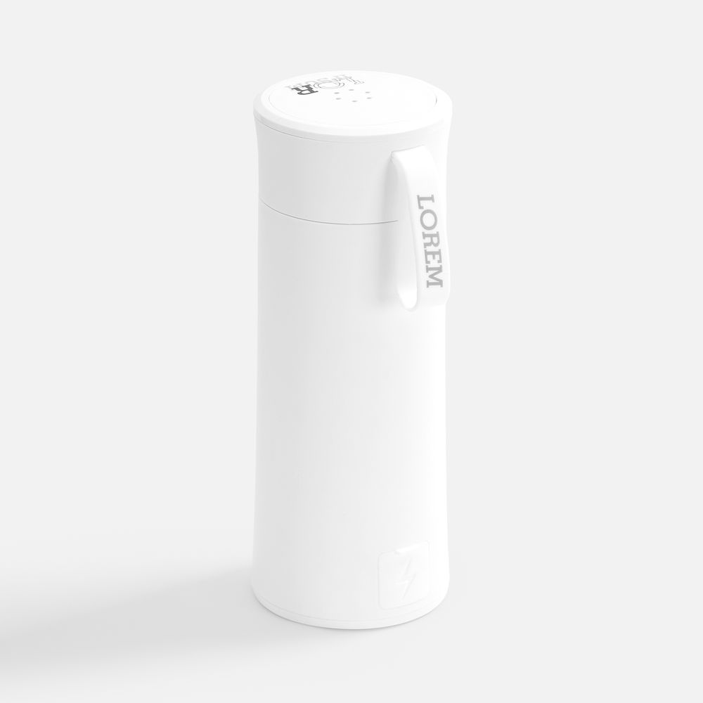 Смарт-бутылка с подогревом жидкости Hotspot, белая / Миниатюра нанесения (1000)