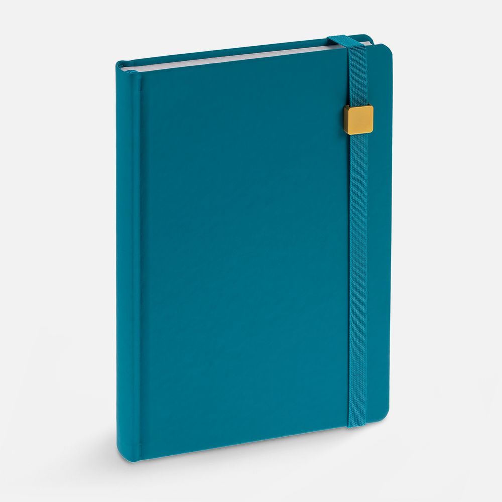 Ежедневник Favor Gold, недатированный, бирюзовый / Миниатюра WWW (1000)