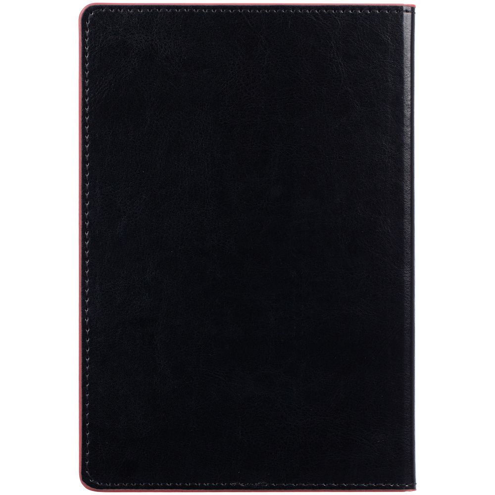 Ежедневник Alanis, недатированный, черный c красным / Миниатюра WWW (1000)