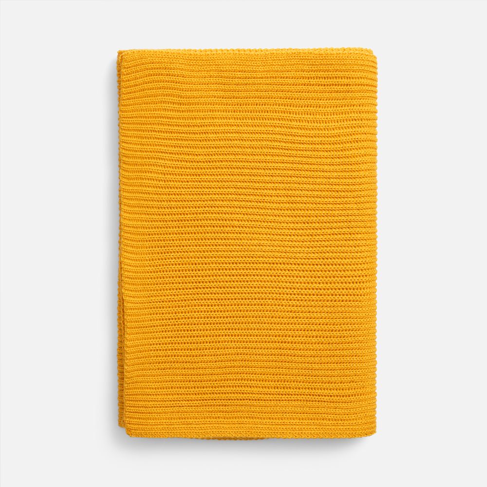 Шарф Nobilis Mono, желтый (медовый) / Миниатюра WWW (1000)