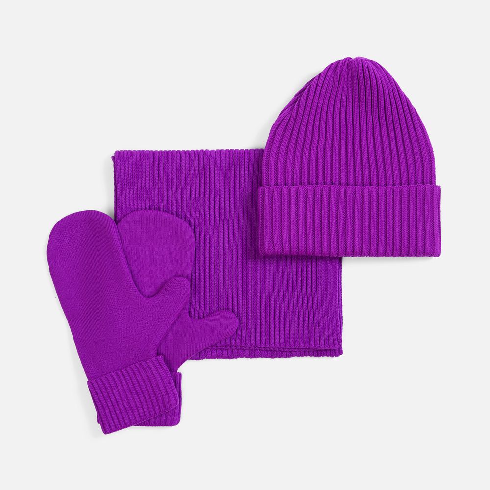 Шарф Yong, фиолетовый / Миниатюра WWW (1000)