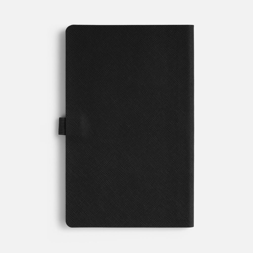 Ежедневник Lungo, недатированный, черный / Миниатюра WWW (1000)