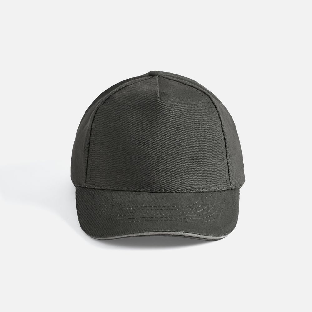 Бейсболка Long Beach, темно-серая со светло-серым / Миниатюра WWW (1000)