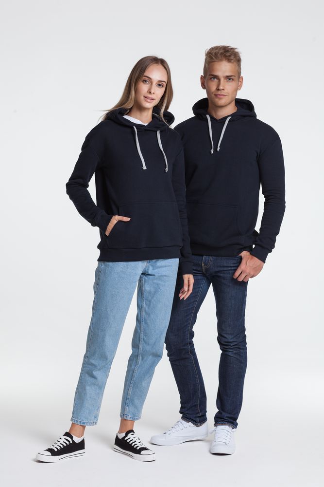 Толстовка с капюшоном Unit Kirenga Heavy, черная / Миниатюра WWW (1000)