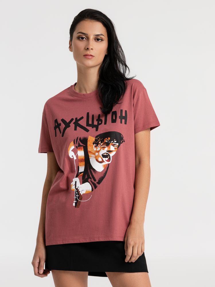 Футболка «Меламед. Аукцыон», пыльно-розовая / Миниатюра WWW (1000)