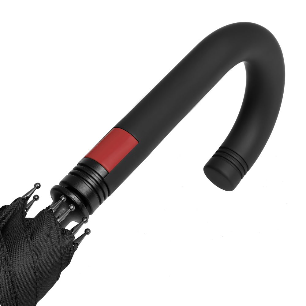 Зонт-трость с цветными спицами Color Power, красный / Миниатюра WWW (1000)