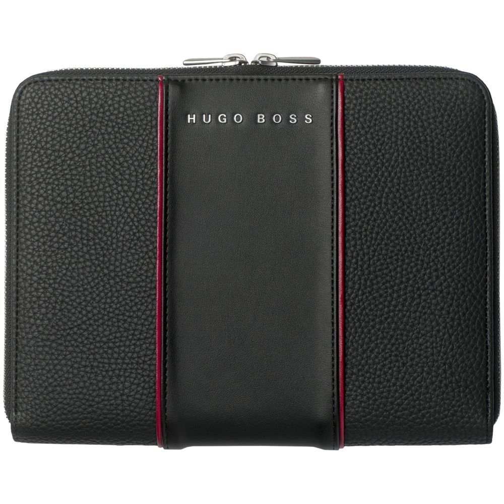 Набор Gear: папка с блокнотом и ручка, черный / Миниатюра WWW (1000)