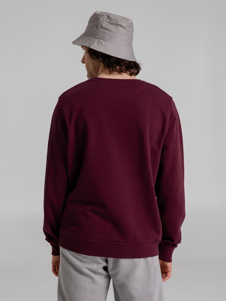 Свитшот унисекс BNC Organic, бордовый / Миниатюра WWW (1000)